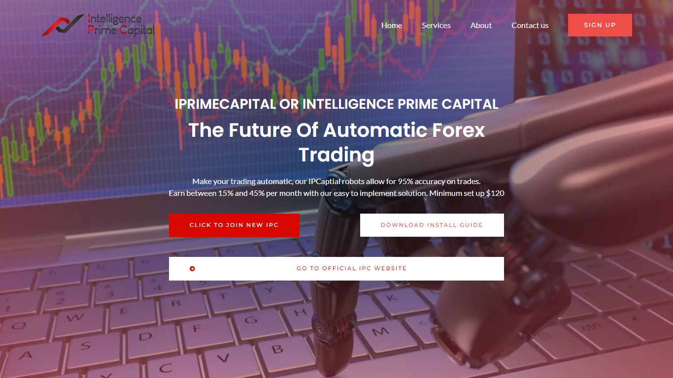 IprimeCapital™ IPC BOT Official Website - Intelligence Prime Capital